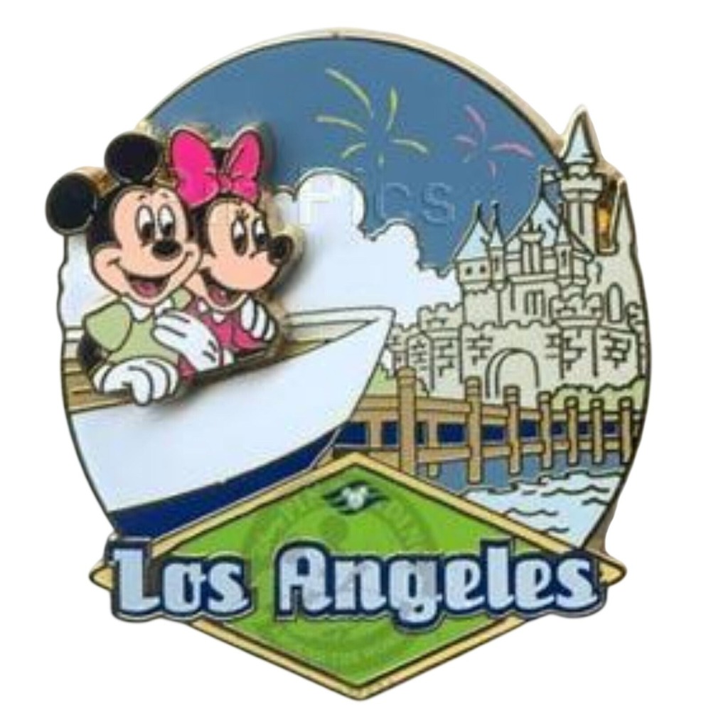Disney Pin Minnie DCL 2008 Westbound Panama Canal Mickey Los Angeles LE 61611